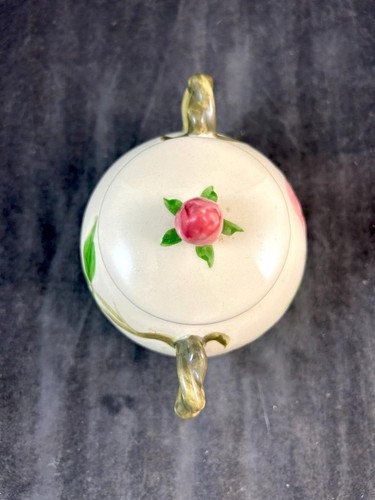 Franciscan Desert Rose Made in USA Group of Platter Sugar Bowl and Butter Dish - Picture 14 of 19