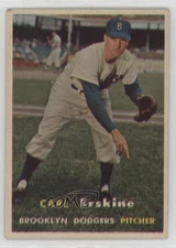 1957 Topps Carl Erskine #252