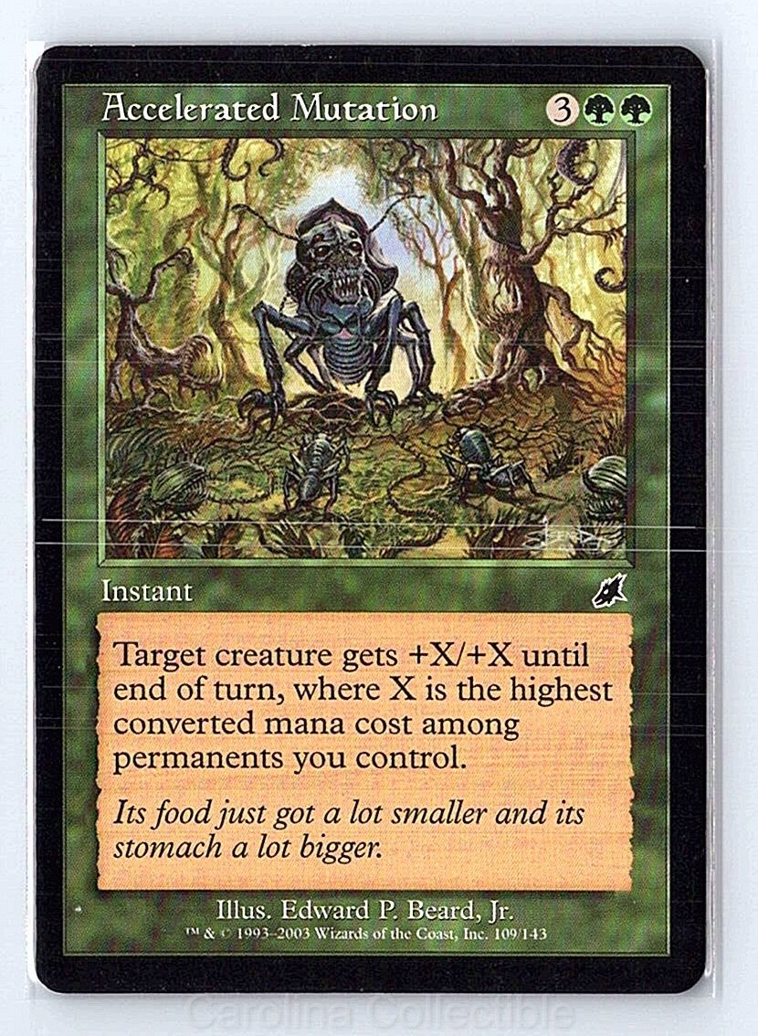 Accelerated Mutation Moderately Played - Scourge 109 Magic: The Gathering