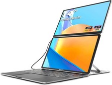 Portable 14" FHD IPS Laptop Screen Extender, Dual Second Monitor for Travel