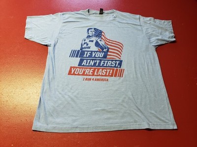 Talladega Nights Ricky Bobby T-Shirt Blue XL Tultex Cotton Blend
