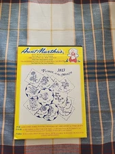 Aunt Martha's Hot Iron Transfers Flowers Of The Month #3813