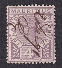 Maurice-Mauritius Inland-Timbre fiscal-Y&T n°4 oblitéré