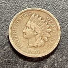 1859 P United States Indian Head 1 Cent Km# 90 1 Penny