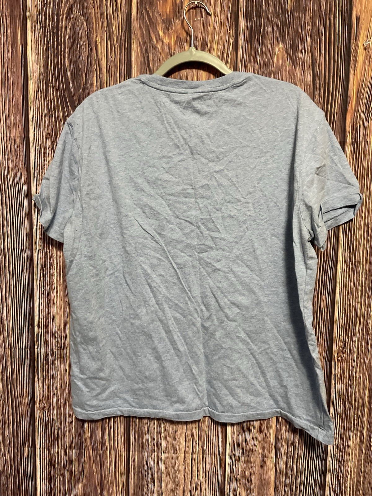Polo Ralph Lauren T Shirt Scollo a V Uomo Taglia L Blu Chiaro Logo Pony
