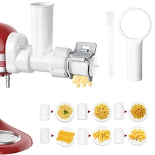 6 IN 1 Gourmet Pasta Attachment for KitchenAid Stand Mixer Extruder Maker with