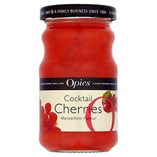 Opies Cocktail Cherries Maraschino Without Stem 225g