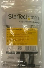 StarTech 16 in 40 cm SATA Power Splitter Adapter Cable Brand New