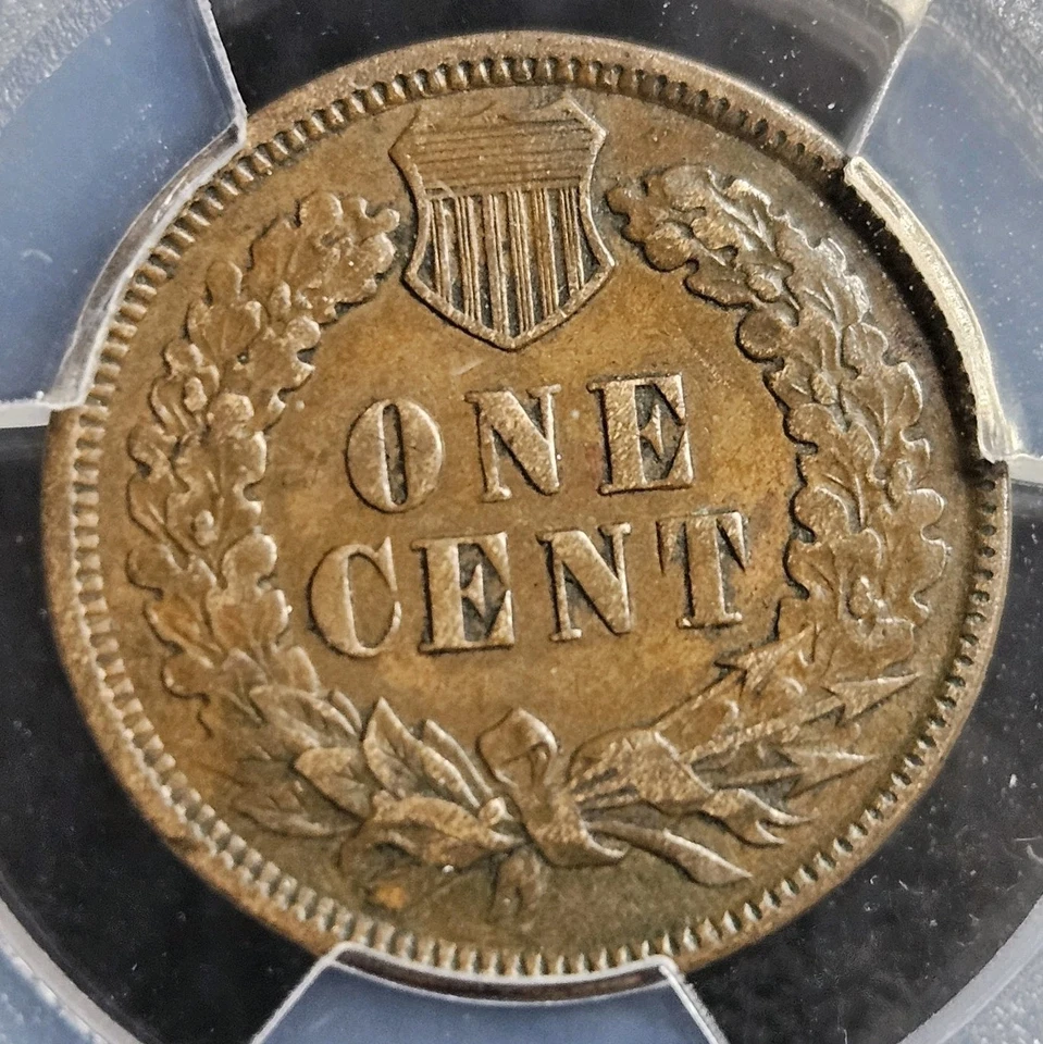 1872 Indian Head Cent Penny PCGS XF45 Extremely Fine Key Date 1c EF 45 - Image 4 of 4