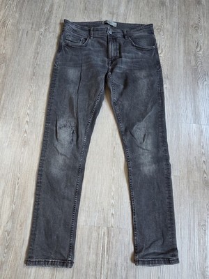 Clockhouse Jeans schwarz grau used style M 31/32