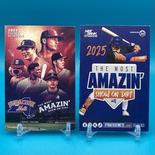 Syracuse Mets 2024 + 2025 Pocket Schedules Drew Gilbert Luisangel Acuna