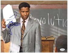 Denzel Washington Signed Autographed 11x14 Revolution Photo ACOA
