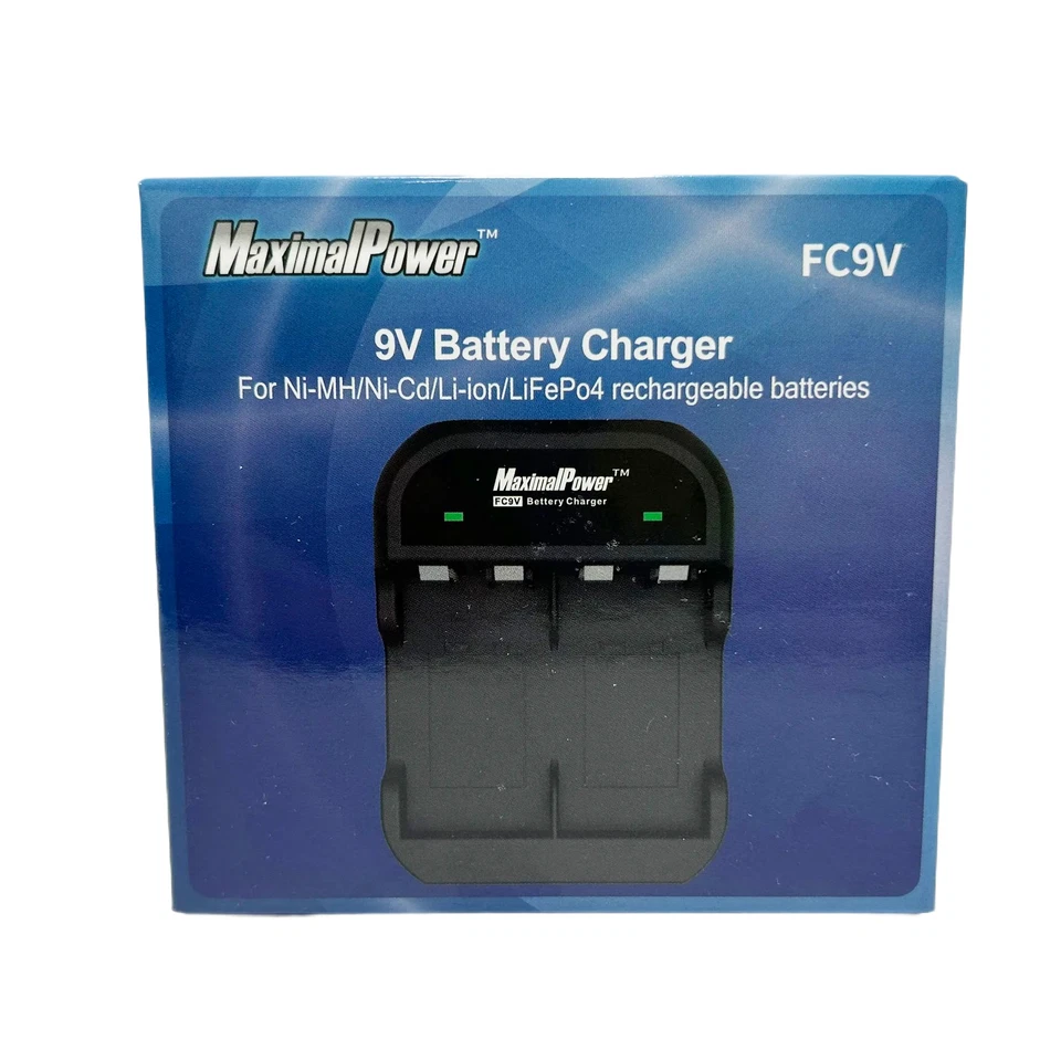 MaximalPower 9-Volt Dual Battery Charger for 9V Li-ion Batteries - Image 4 of 4
