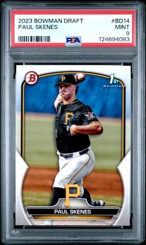 2023 Bowman Draft #BD14 Paul Skenes PSA 9