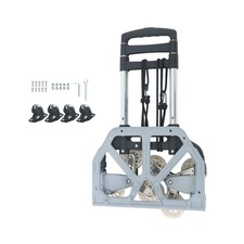 Heavy Duty Hand Truck Convertible Folding Dolly Cart Stair Climber Cart 180lbs