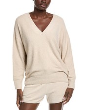 Barefoot Dreams Cozychic Lite V-Neck Seamed Pullover Women's