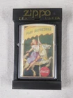Vintage Zippo Lighter PLAY REFRESHED Coca Cola NIB sealed chrome finish #200