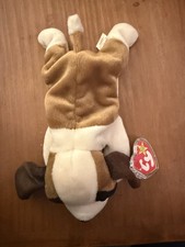 Vintage Ty Beanie Babies Bernie The Dog Saint Bernard Retired With Tag Errors