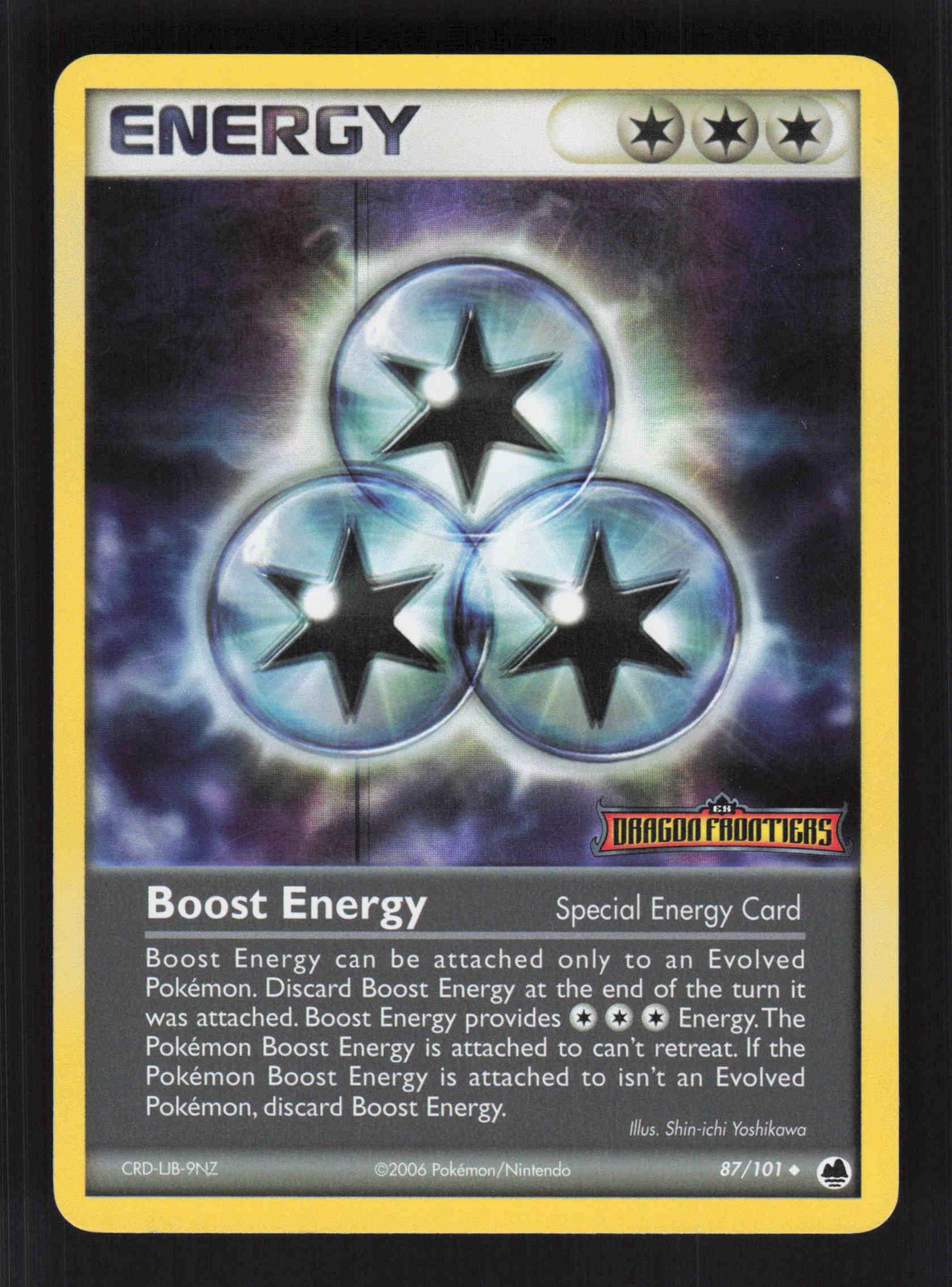 2006 EX Dragon Frontiers #87/101 Boost Energy Reverse Holo NM