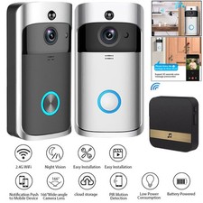 Wireless WiFi Video Doorbell Smart Phone Camera Door Bell Ring Security Intercom