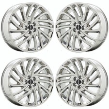 20" Lincoln Nautilus Bright Chrome wheels rims Factory OEM set 10216 EXCHANGE