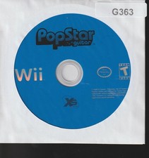 PopStar Guitar Nintendo Wii Used Video Game Only Sleeved No Case