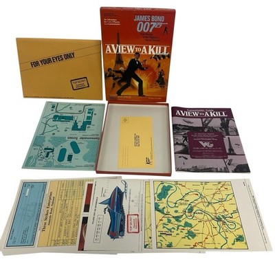 James Bond 007 A View To A Kill Role Playing Game (Victory Games, 1985)
