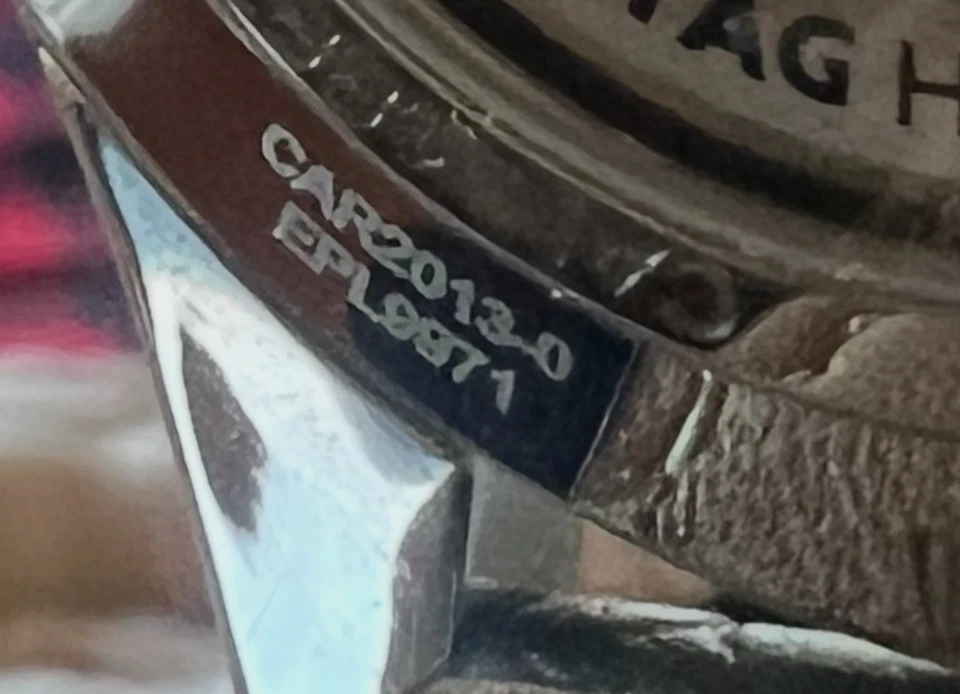 Reloj cronógrafo para hombre Tag Heuer Carrera esfera gris CAR2013-0 EPL9971 Foto 4 de 4