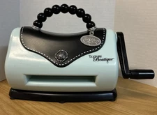 Vintage Sizzix Texture Boutique Blue Purse Style Embossing Machine Only
