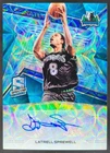 2018-19 Panini Spectra Latrell Sprewell Signatures Neon Blue /60 Auto AB7