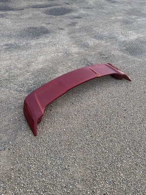 Fits 08-17 Mitsubishi Lancer Trunk Wing Painted  Match Rally Red