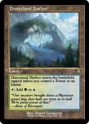 Hinterland Harbor (Retro Frame) 396 NM Normal Dominaria Remastered MTG EN