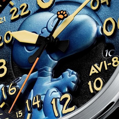 AVI-8 Spitfire Peanuts Snoopy Flying Ace 24-Hour Automatic Limited Edition Watch