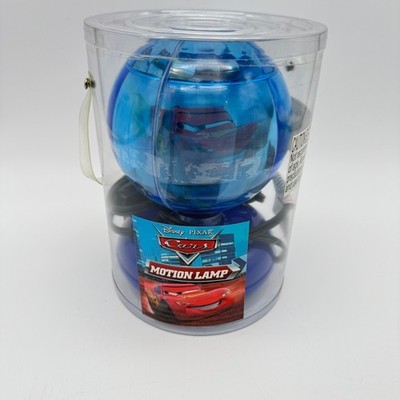 Disney Pixar Cars Motion Lamp Blue Globe Lightning McQueen BRJ-PM22 New