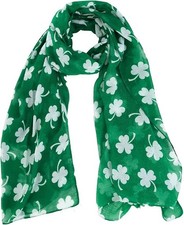 Green Polka Dot 50s Chiffon Scarf Sheer Square Ribbon Neck Head Scarf For Women