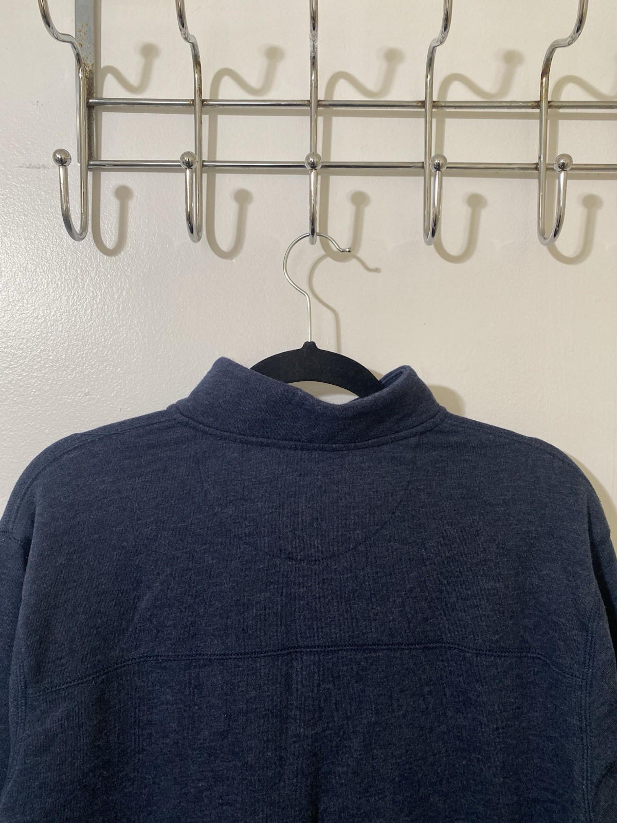 George Gray Long Sleeve Quarter Zip Pullover Sweater Size Large Men’s 42-44 image 8