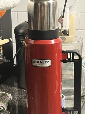 Stanley Thermos Red 1.4 Quarts. Stainless Steel. Never Been Used No Box