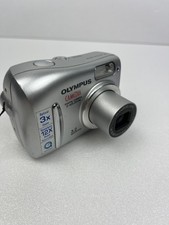 Olympus Digital Camera Camedia C-370 Zoom 3.2MP Silver Tested Fully Working