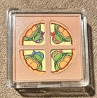 Teenage Mutant Ninja Turtles .999 Fine Silver Four Grams Colored Pizza🐢🔥