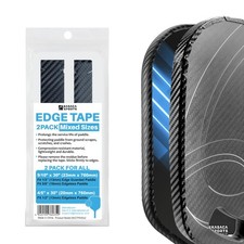 Pickleball Paddle Edge Guard Tape - 2 Pack for 16mm  13mm Paddles   3K PU In...