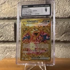Pokémon TCG Charizard ex CGC 9 Hyper Rare Holo Obsidian Flames 228/197 330 HP