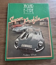 Jaguar E-type Car 1983 Vintage Hardcover Photobook Profile Excellent Condition
