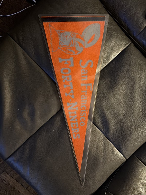 San Francisco 49ers 1950s Vintage Felt Pennant