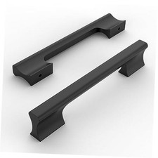 10 Pack Cabinet Pulls 5 Inch 128MM Hole 5" Hole Center Pull Matte Black
