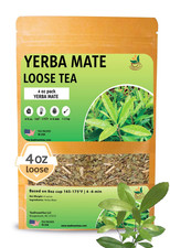 Yerba Mate Loose Tea-Energizing, Antioxidant, Made in USA, 4/6/8 oz, TeaDreamTea