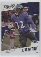 2018 Panini Prestige Xtra Points Purple Eric Weddle #90 y0i