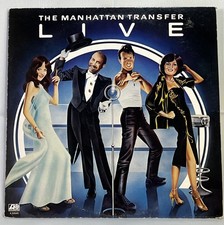 The Manhattan Transfer Live 12" Vinyl Record LP 1978