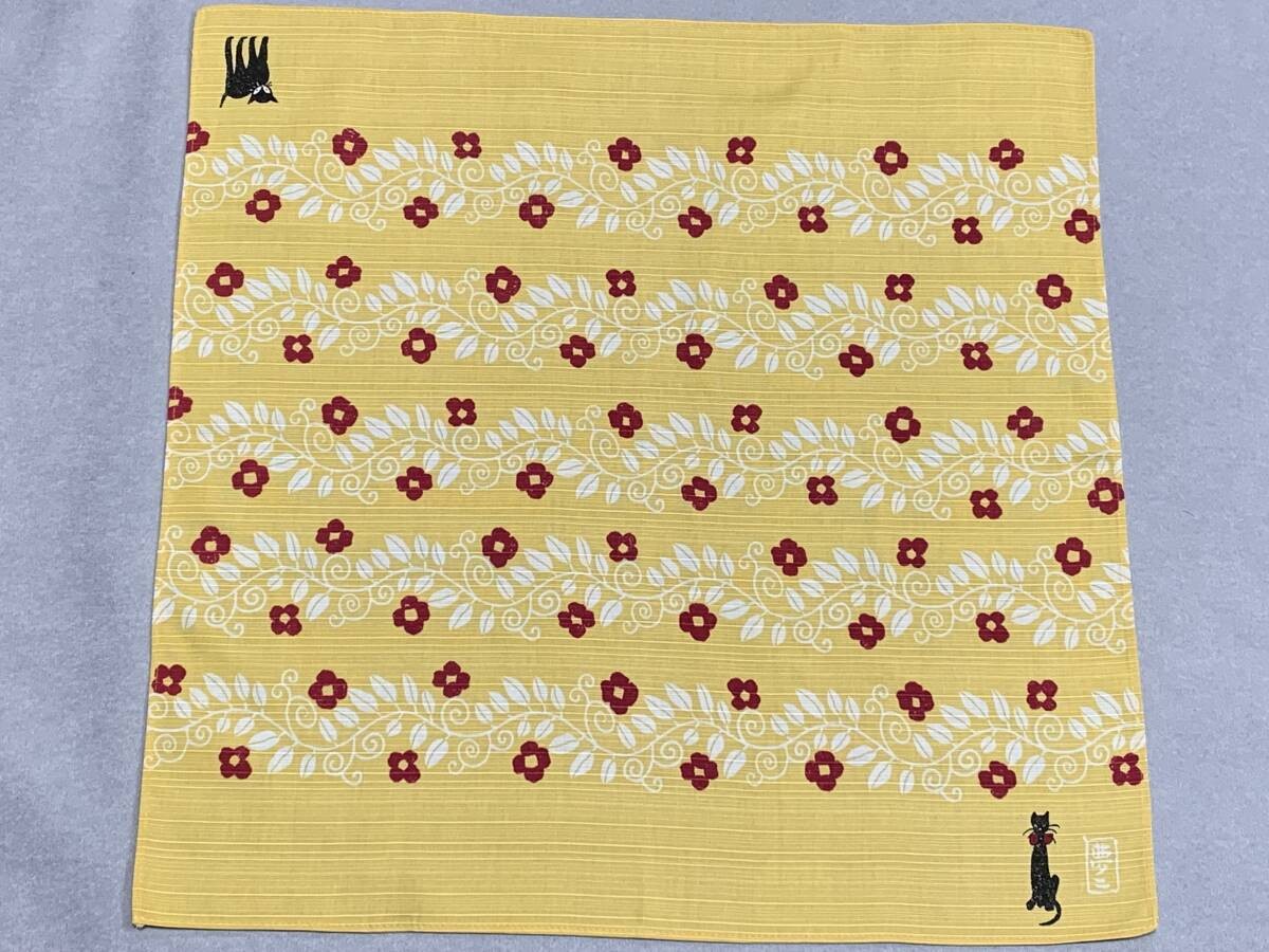 Yumeji Takehisa Furoshiki 20in Cotton Wrap Multi-Purpose Vintage Used