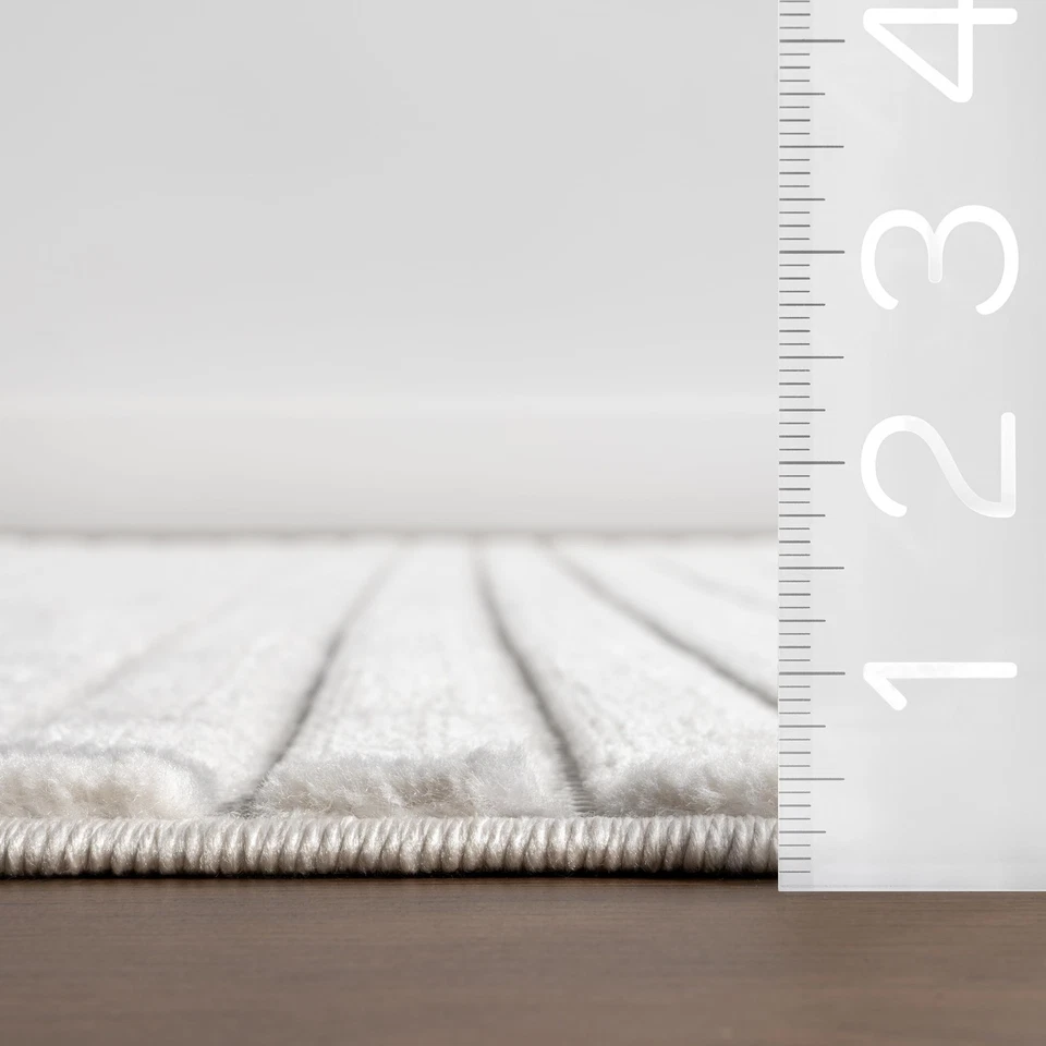 Amasha Striped 6' 7" x 9' Indoor/Outdoor Area Rug for Living Room Patio Deck ... - Image 2 of 4