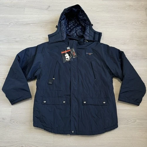 Vintage Triple Five Soul NYC T5S 555 Parka Jacket Deadstock 90s Quilt Lined XL